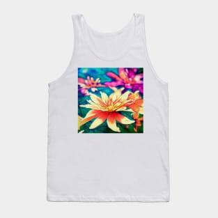 Flowers in the Style of Claude Monet #2 Tank Top